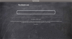 Desktop Screenshot of fire-blanket.com