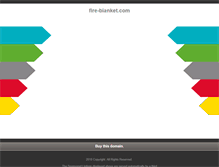 Tablet Screenshot of fire-blanket.com